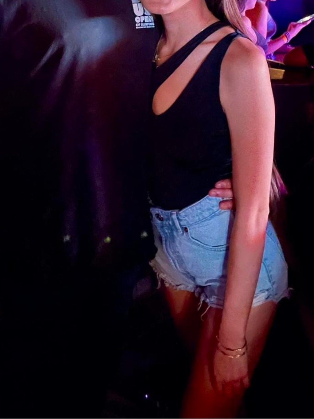 Pull & Bear One Shoulder Crop Top